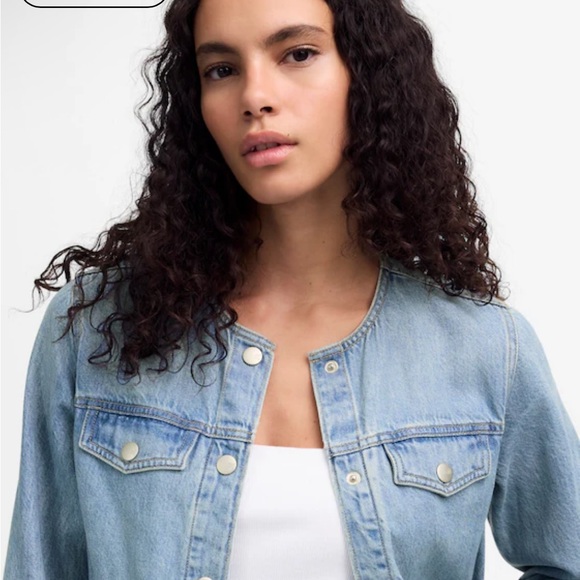 Madewell Cinched Lady Jacket in Ashbury Wash: Airy Denim Edition - Picture 5 of 9